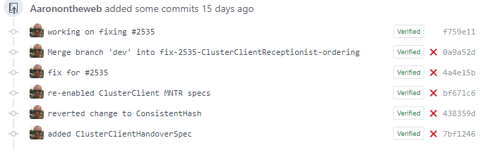 Git commit referencing other issues