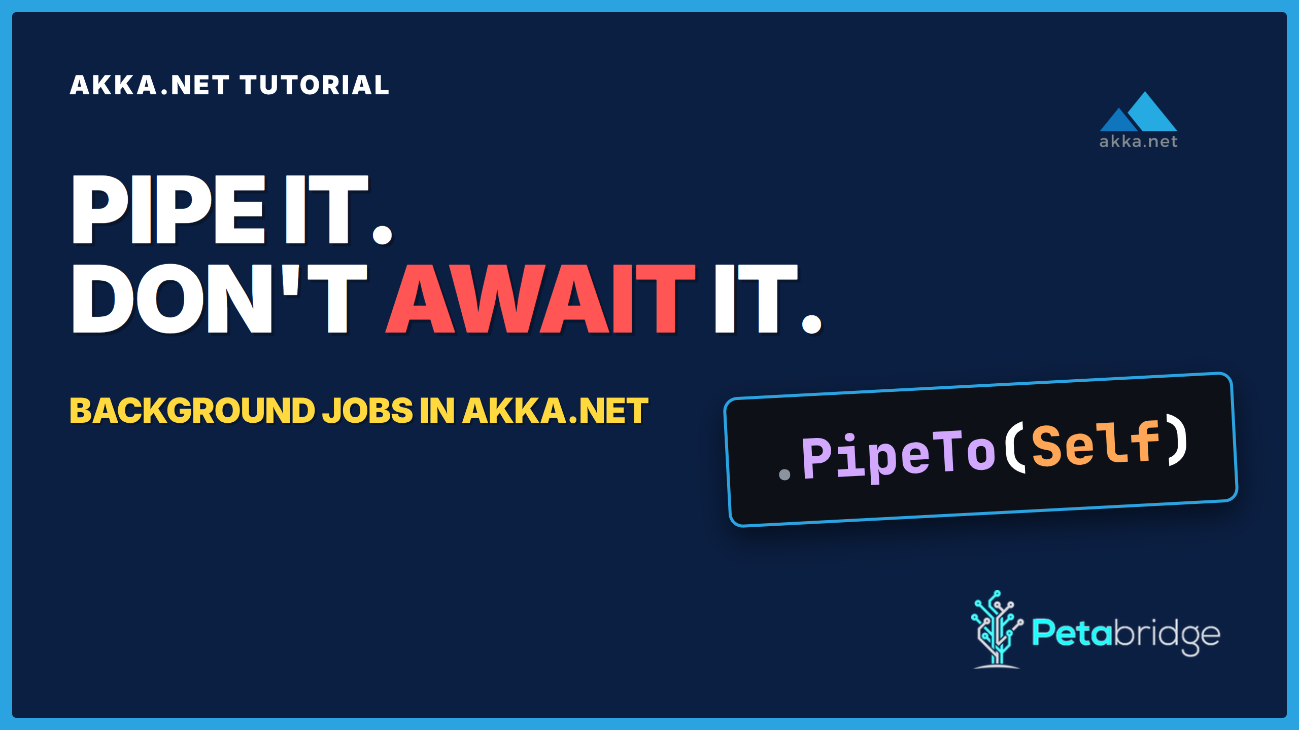 Managing Long-Running Tasks Inside Akka.NET Actors